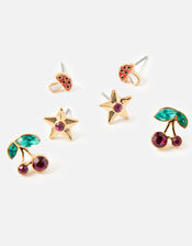 Five-a-Day Stud Earring Set, , large
