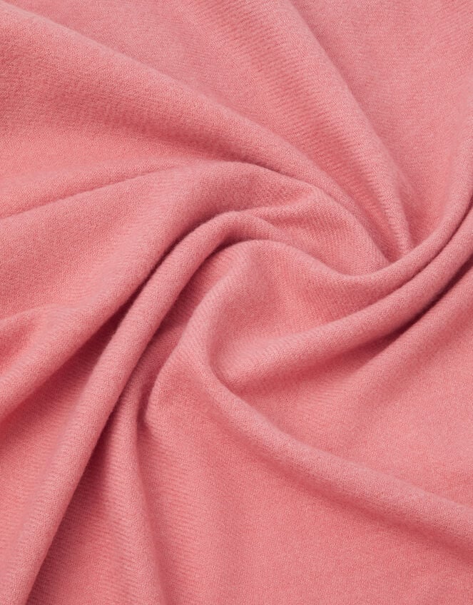 Super Soft Plain Blanket Scarf, Pink (PINK), large