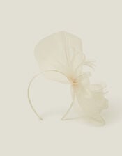 Mini Crin Fascinator, Ivory (IVORY), large