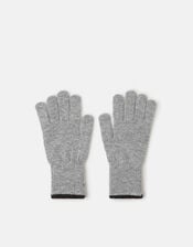Two Tone Knitted Gloves, , large