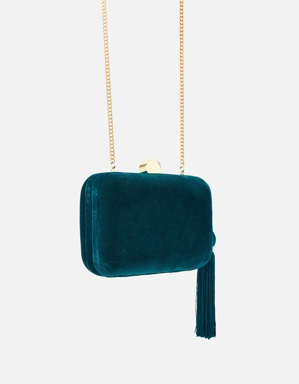 Teal sales clutch bag