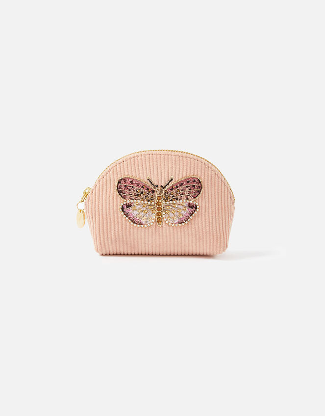 Embellished Butterfly Coin Purse, Pink (PINK), large