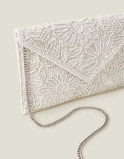 Bridal Embellished Clutch Bag, , large