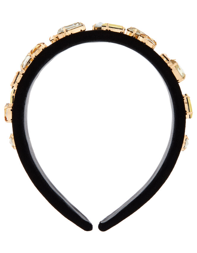 Jewelled Velvet Headband, , large