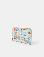 London Stamp Print Pencil Case, , large