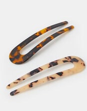 2-Pack Tort French Hair Pins, , large
