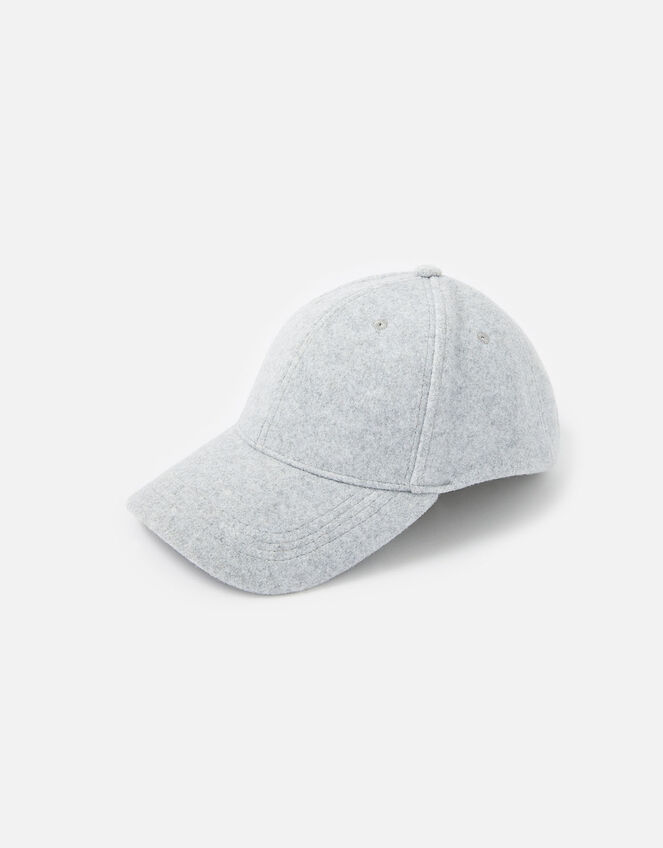 Super-Soft Marl Baseball Cap, Grey (LIGHT GREY), large