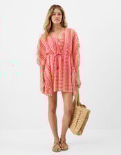 Crochet Mini Kaftan, Multi (BRIGHTS MULTI), large