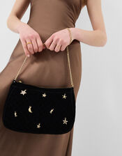Celestial Charm Velvet Bag, , large