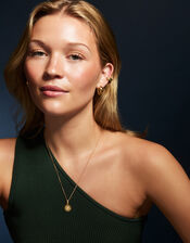 14ct Gold-Plated Sun Pendant Necklace, , large