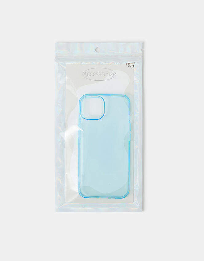 Plain iPhone 13/14 Phone Case, Blue (BLUE), large