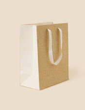 Medium Glitter Gift Bag, Gold (GOLD), large