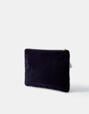Celestial Embellished Velvet Pouch, , large