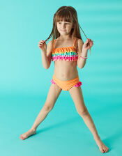 Kids Rainbow Ruffle Bikini Set, Multi (BRIGHTS-MULTI), large