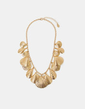 Shell Charm Necklace Gold, , large