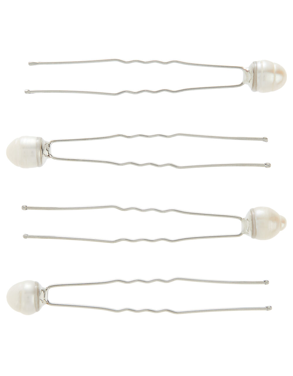 Silver Metal Freshwater Pearl Hair Pins | Hair clips | Accessorize Global