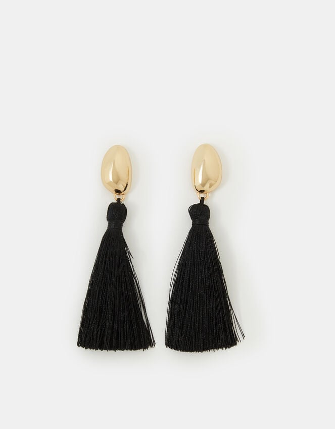 Tassel Drop Earrings, Gold (GOLD), large