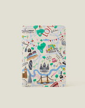 London Map Passport Holder, , large