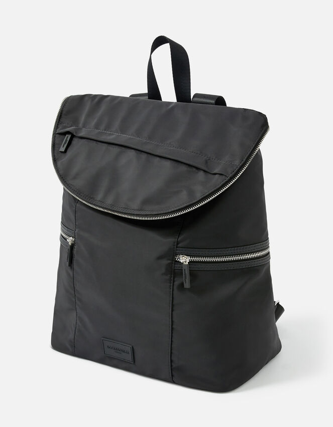 Gina Gym Rucksack with Recycled Fabric, Black (BLACK), large