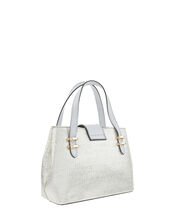 Silver Bucket Bag with Star Keyring, , large