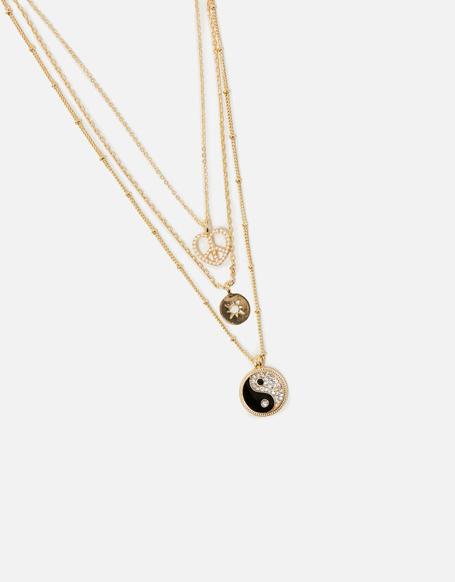 Eye Candy Peace Multirow Necklace Necklaces Accessorize UK