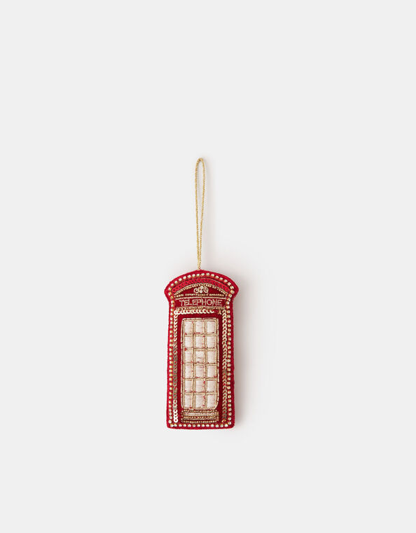 London Telephone Booth Christmas Tree Decoration, , large