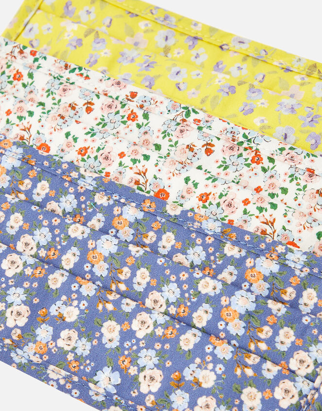 Floral Face Covering Multipack, , large
