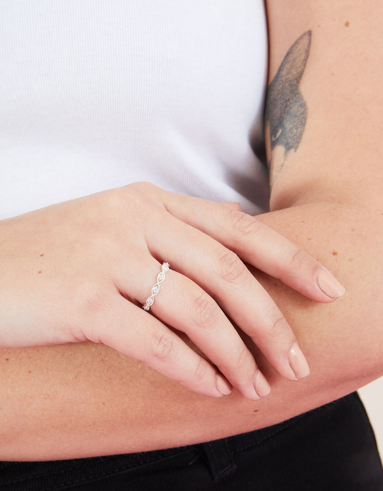 Silver weave ring new arrivals