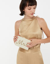 Mrs Hard Case Clutch Bag, , large