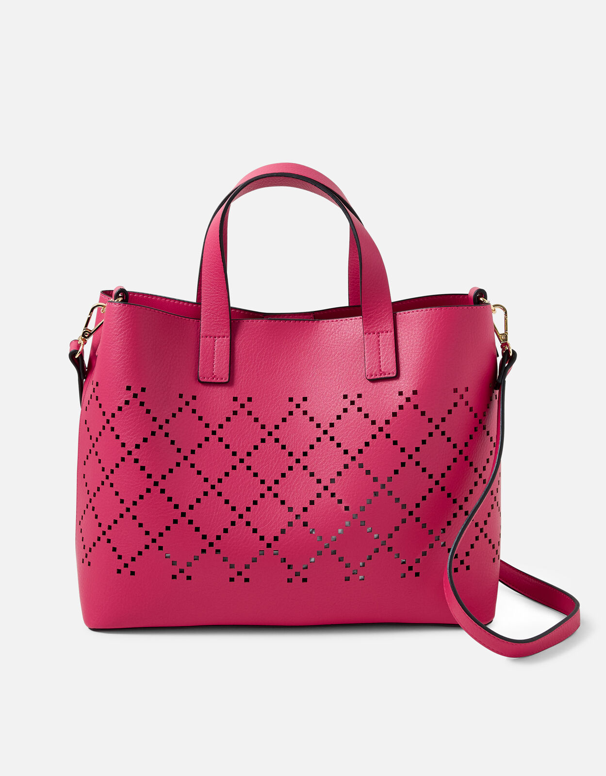 Cut Out Handheld Bag Red