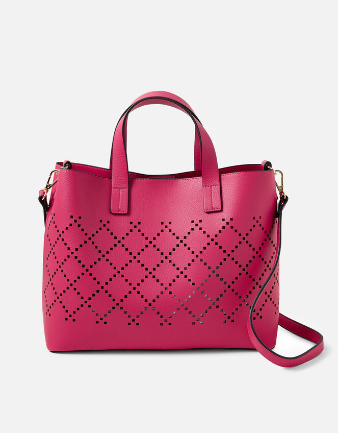 Cut Out Handheld Bag, Red (BERRY), large