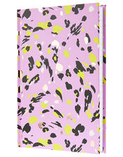 Neon Leopard Print Notebook, , large