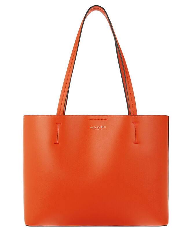 Leo Shopper Bag, Orange (ORANGE), large
