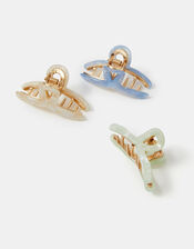 3-Pack Mini Twist Claw Clips, , large