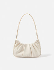 Pleated Shoulder Bag, , large