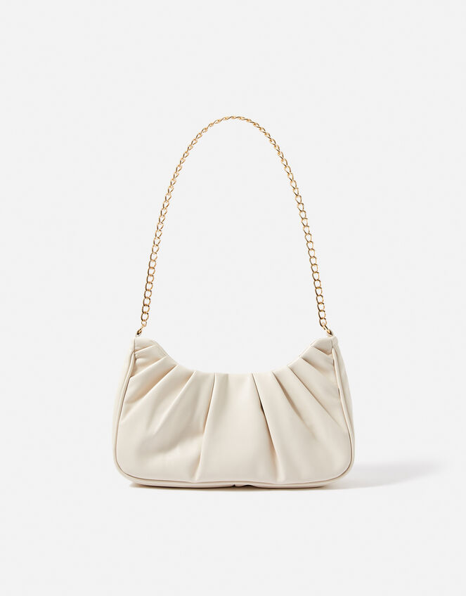 Pleated Shoulder Bag, , large