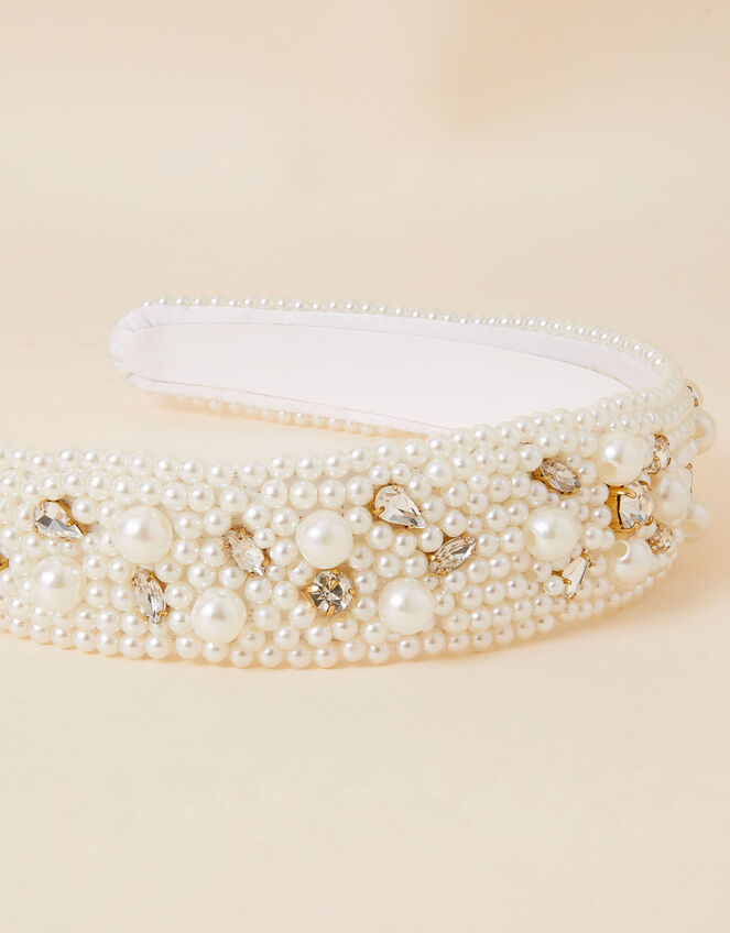 Pearl and Gem Headband , , large