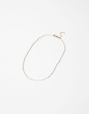 14ct Gold-Plated Seed Pearl Necklace, , large