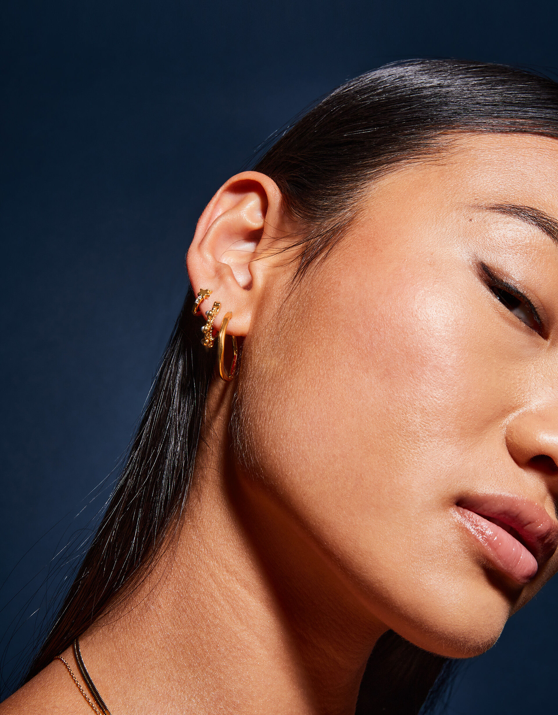Accessorize huggie earrings deals