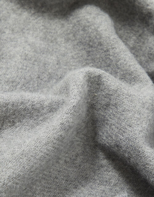 New Wells Blanket Scarf, Grey (GREY), large