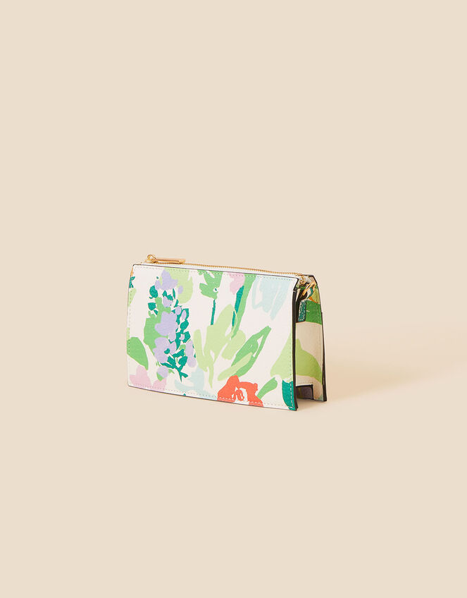 Floral Printed Cross-Body Bag, , large