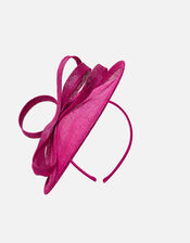 Kate Bow Disc Band Fascinator , Pink (FUCHSIA), large