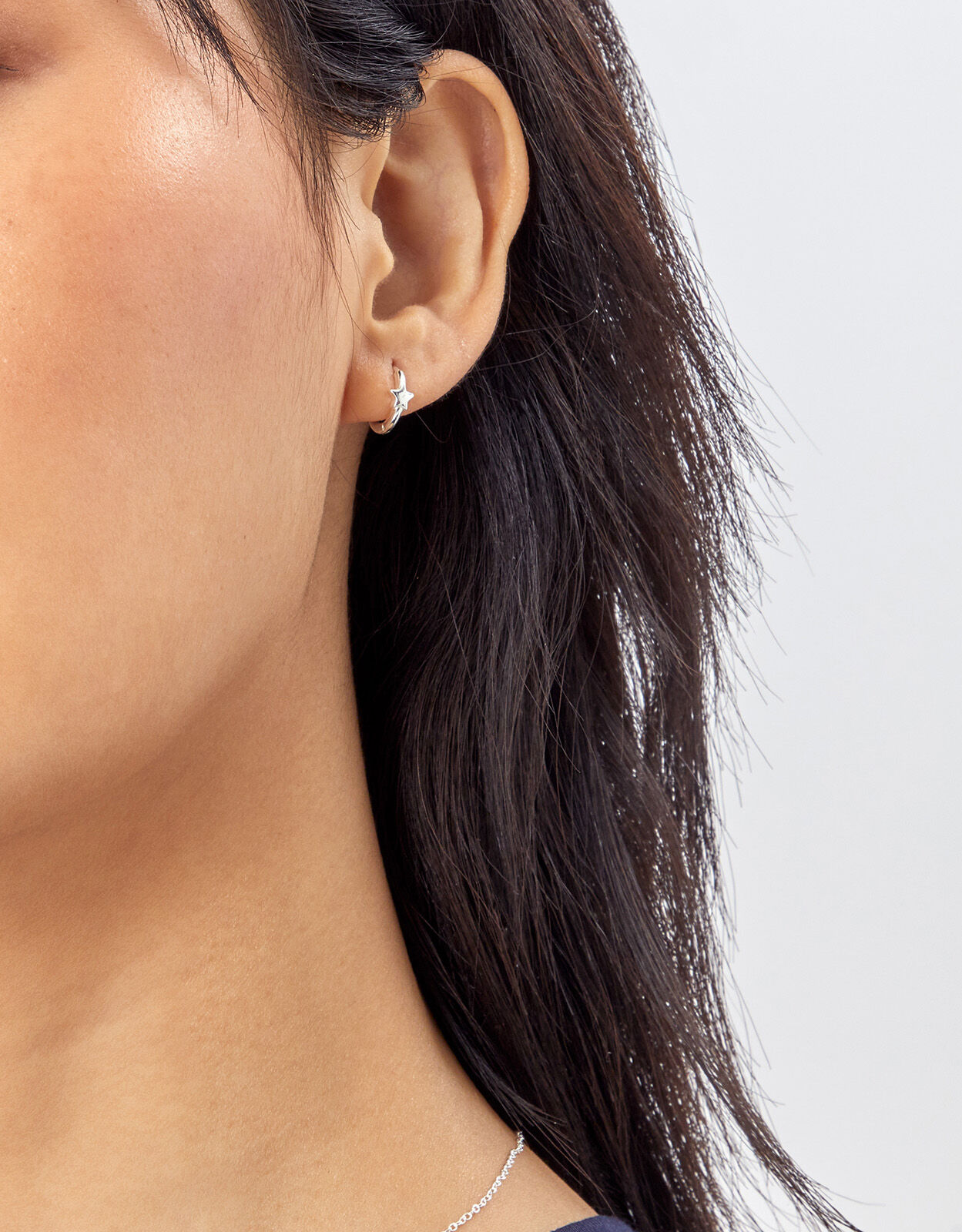 Accessorize discount silver hoops
