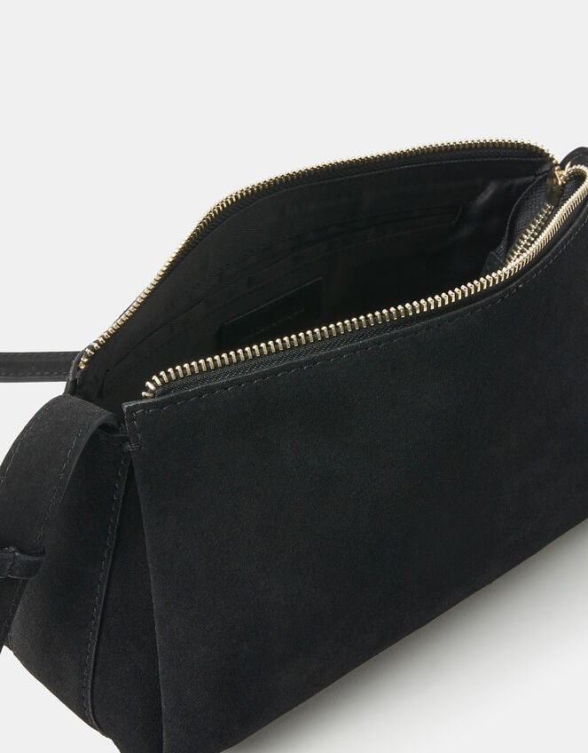 Suede Crossbody Bag, , large