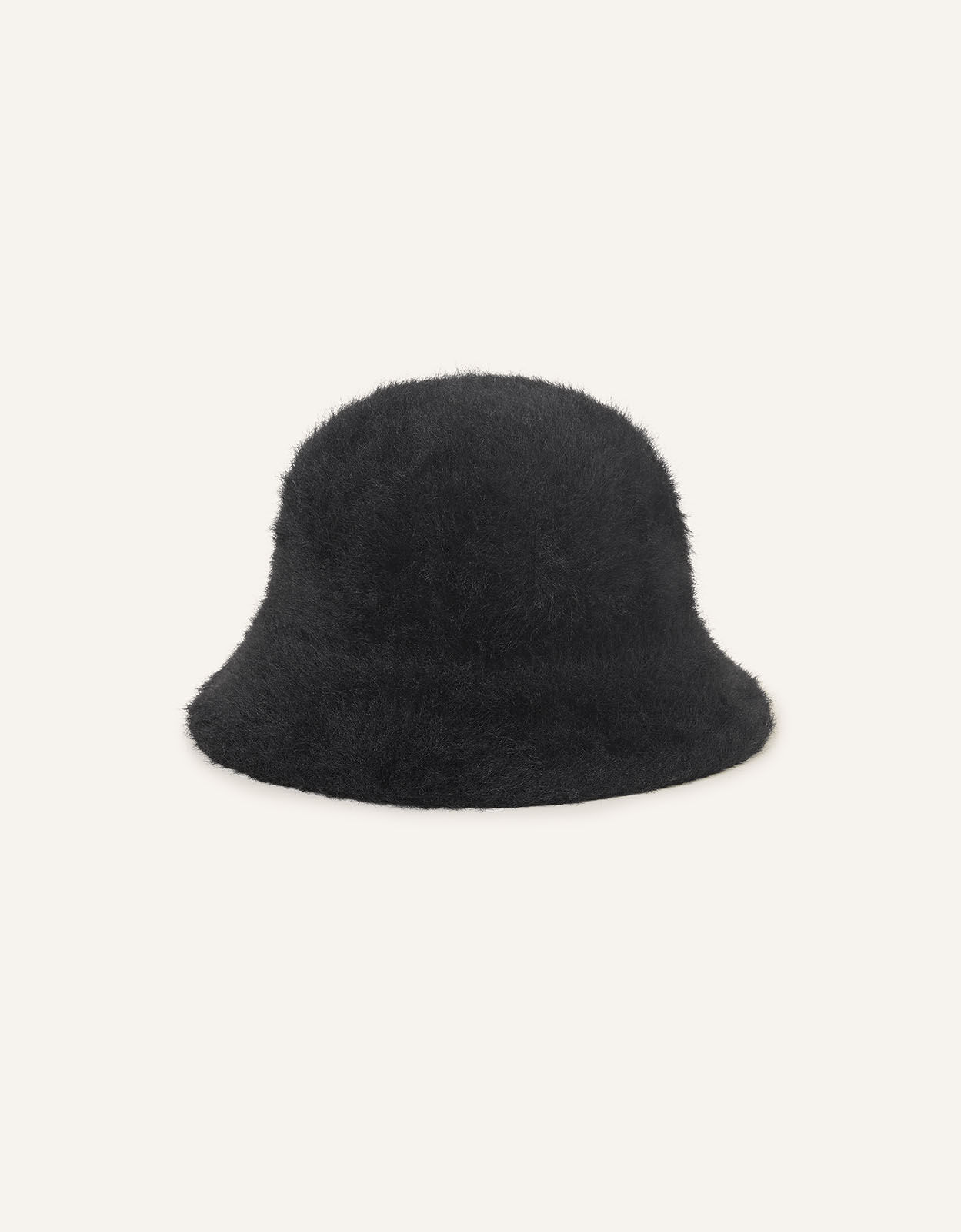 Fluffy Bucket Hat Black | Hats 