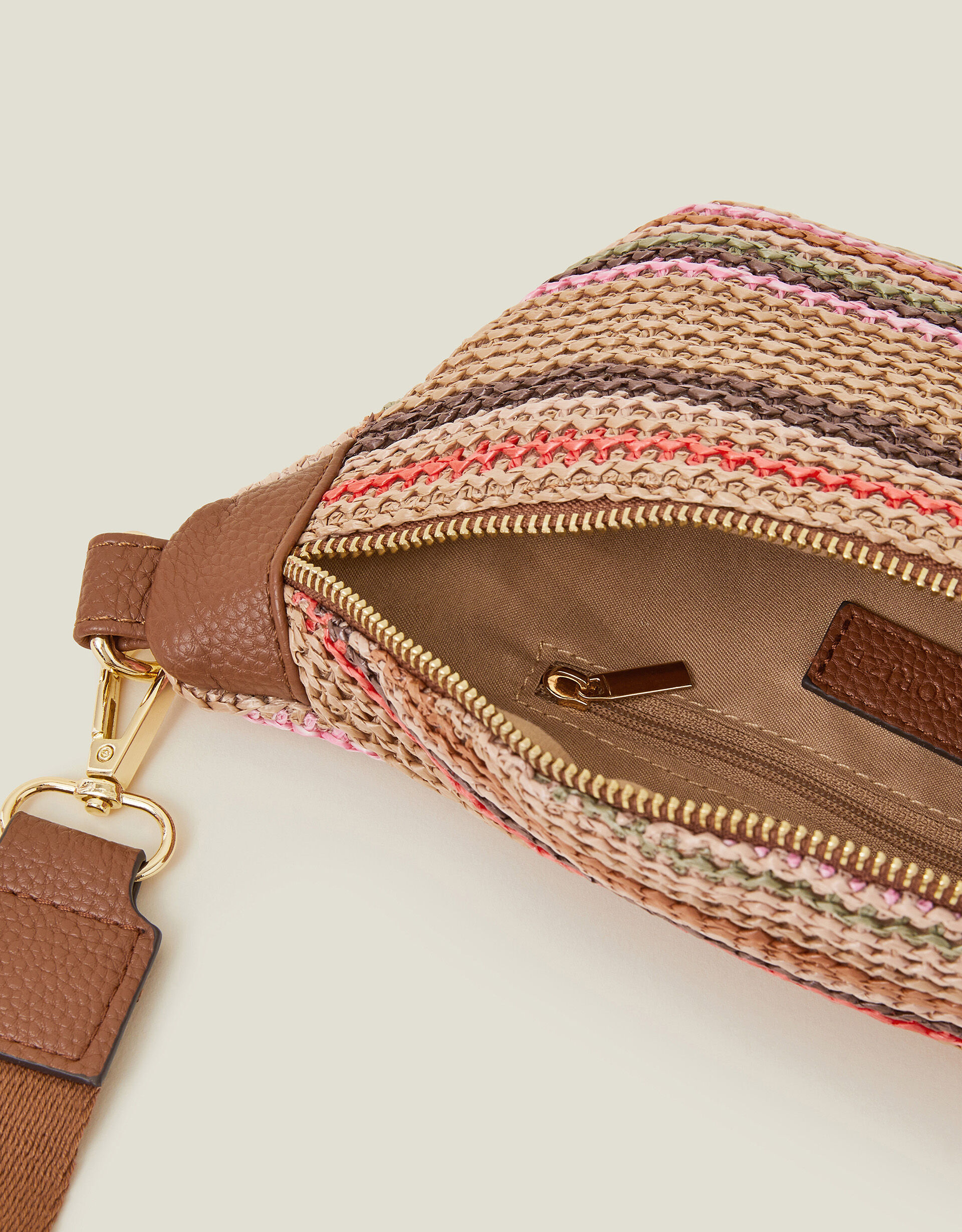 Rachel Raffia Bum Bag main image 1