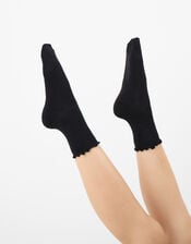 3-Pack Frill Ankle Socks, , large