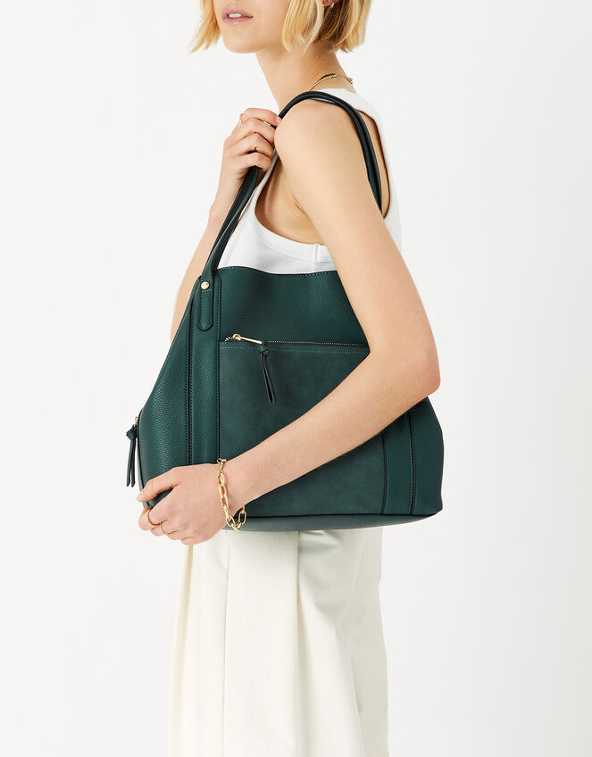 Romeo Slouch Shoulder Bag, Teal (TEAL), large