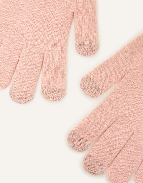 Super Stretch Touch Gloves Pink, Pink (PINK), large