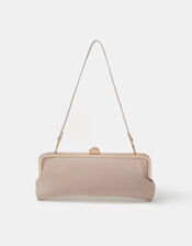 Clip Frame Clutch Bag, Nude (NUDE), large